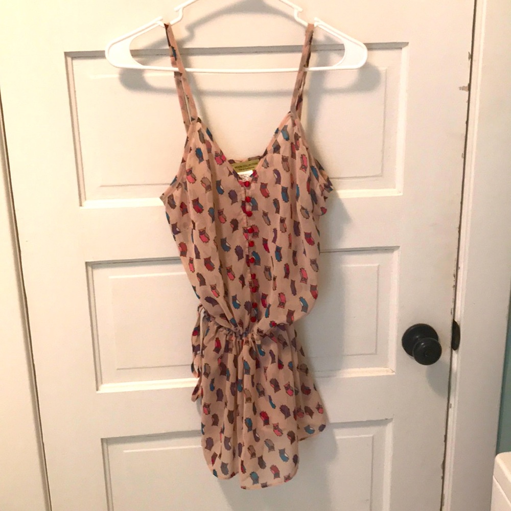 Moon Collection Sheer Owl Top M